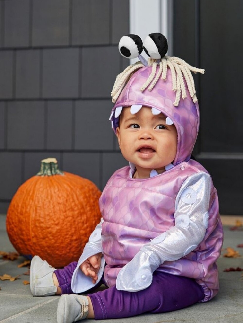 Pottery Barn Baby Disney Pixar Monsters, Inc. Boo Halloween Costume 6-12 M